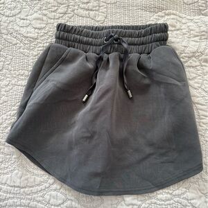 Altar'd State Charcoal Ruched Skirt